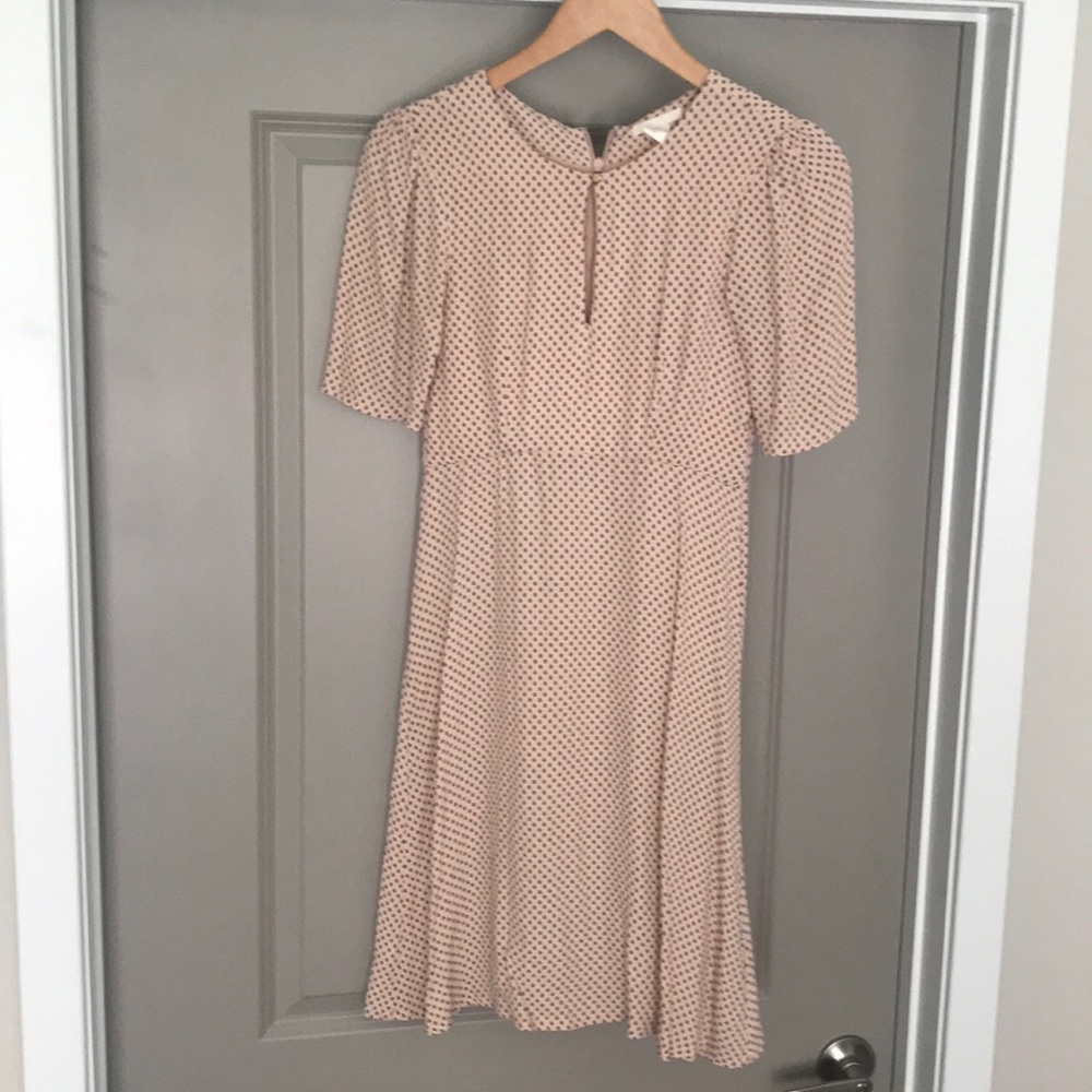 H&M Nude Cocktail Dress Size 2